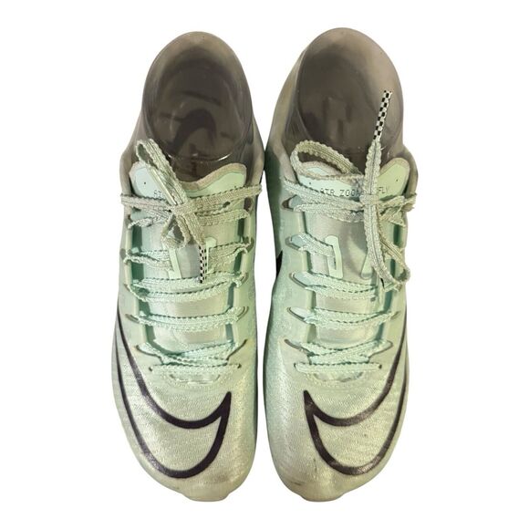 Nike Air Zoom women's Maxfly flyweave sneakers Mint green Track running Size 5.5 - Picture 11 of 13